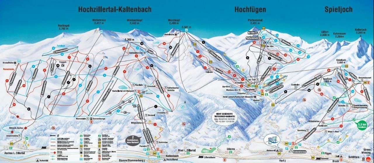 Studio Hochzillertal Mit Sauna & E-Ladestation Apartment Ried im Zillertal Bagian luar foto